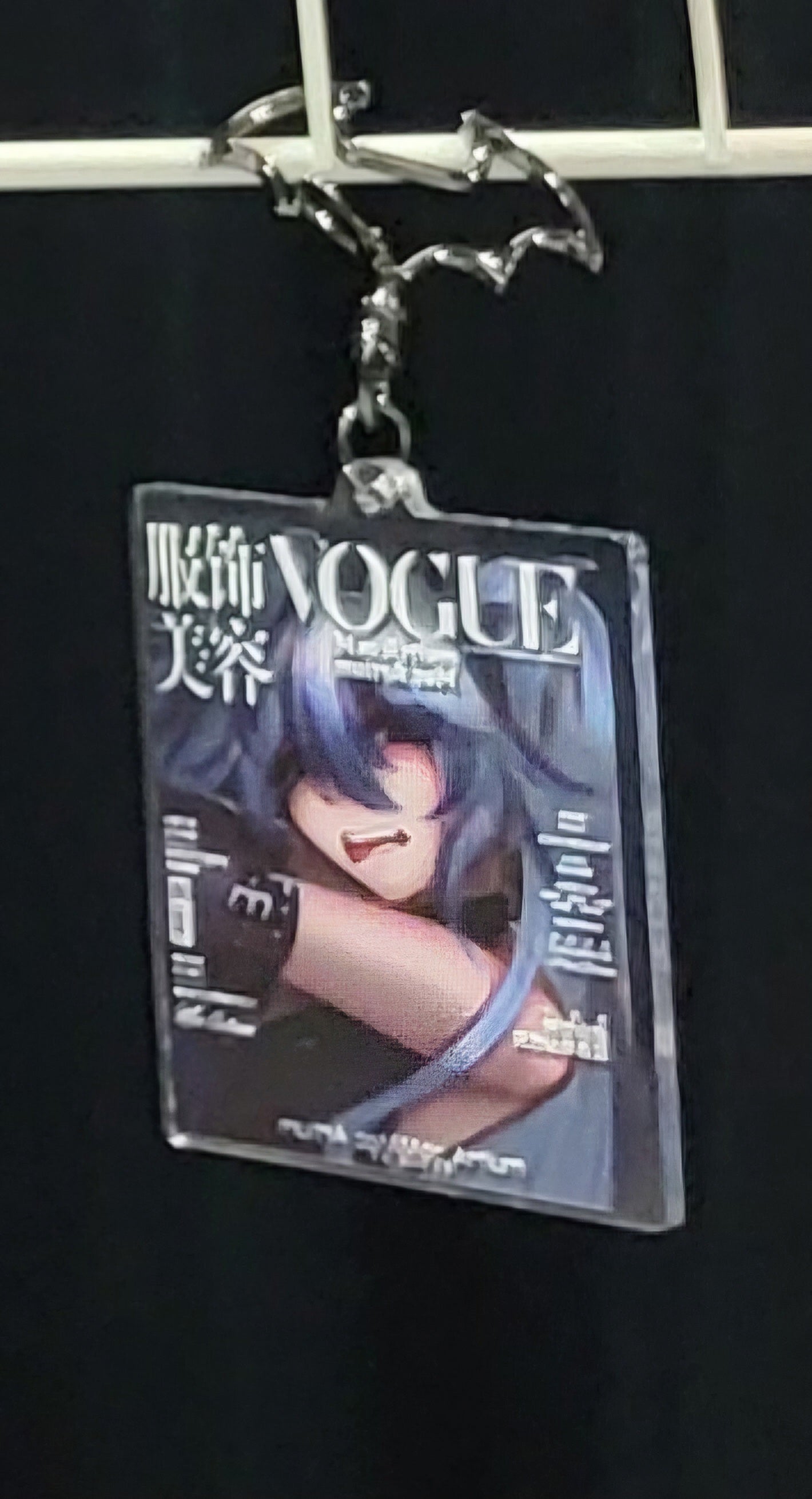 Hagane Miku - embossed keychain